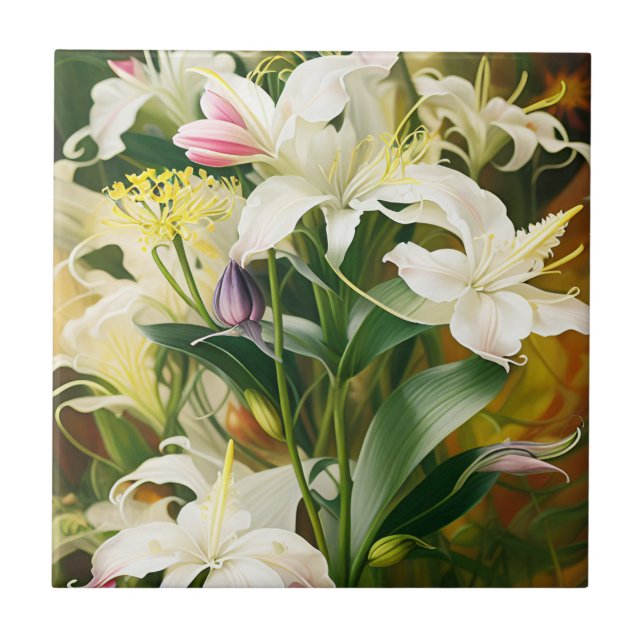 White Lilies in Bloom (Frente)
