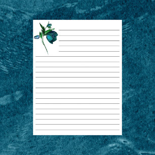 White Links com Papel de Carta Azul