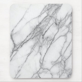 White Marble Mouse Pad