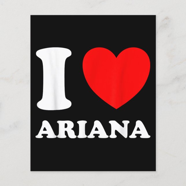 White Negro I Love Ariana (Frente)
