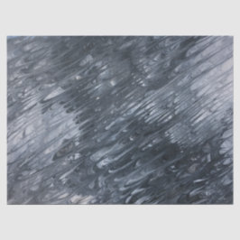 White on Black abstrato - Papel de Tecido de Decou