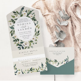 White Peony | Casamento Floral por Aquarela Oval