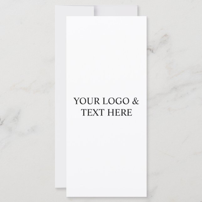 White Personalized – Your Logo & Text Here (Frente)
