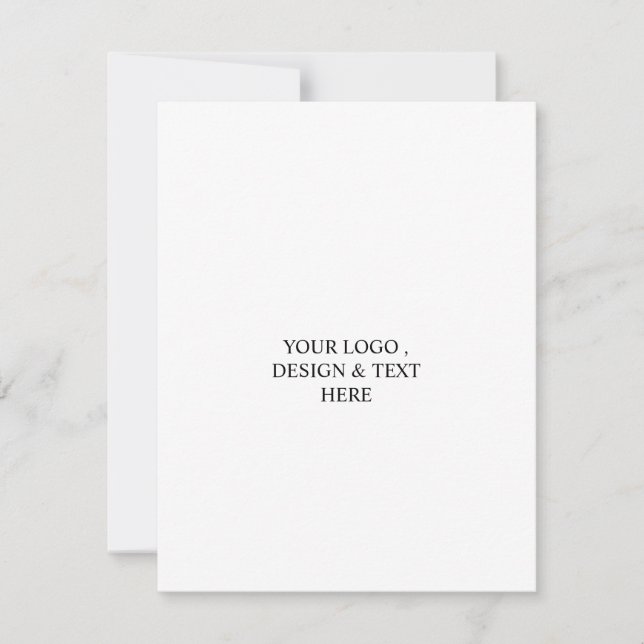 White Personalized – Your Logo & Text Here (Frente)