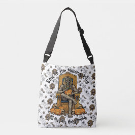 🤍 White Pharaoh Mummy Tote 👑 🎃