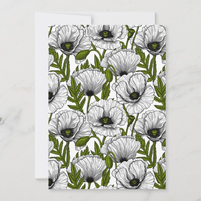 White poppies on white (Frente)
