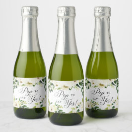 White Roses Bridesmaid Proposta Pop Para Dizer Sim