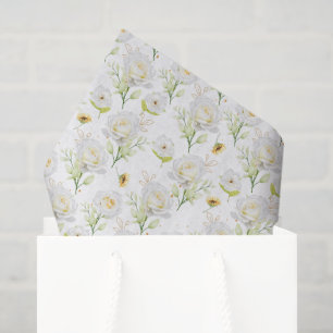 White Roses - Papel Tecidual
