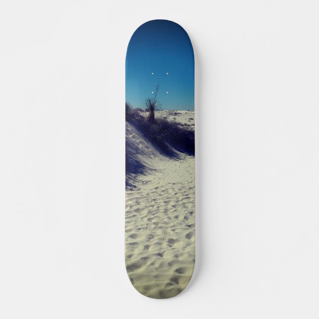 White Sands Footsteps Skateboard (Frente)