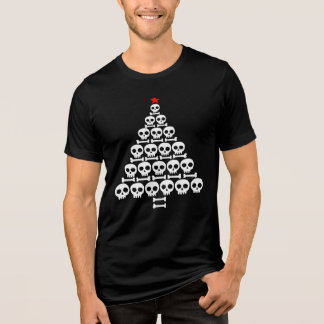 White Skull and Bones Christmas Tree