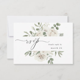 White Soft Floral e Eucalyptus w RSVP 3