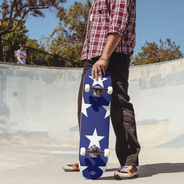 White Stars de skate azul HAMbyWG (Ao ar livre 2)