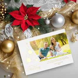 White Trendy Luxury Christmas Tree Photo