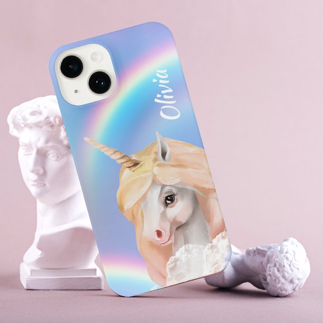 White Unicorn Rainbow Sky (Criador carregado)