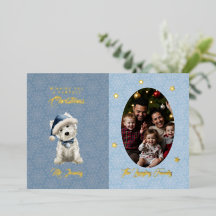 White Westie e Natal Familiar