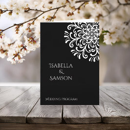 White Whimsical Sobre O Programa De Casamento Flou