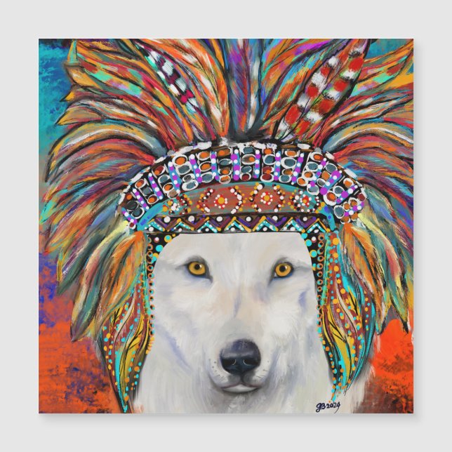 White Wolf Art (Frente)