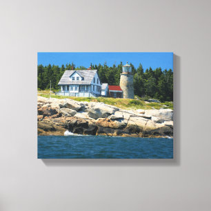 Whitehead Island Lighthouse Maine Canvas