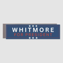 Whitmore para o presidente Pára-choque Magnet