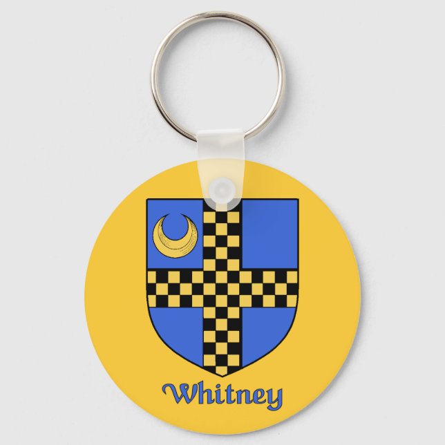 Whitney Family Shield Chaveiro (Frente)