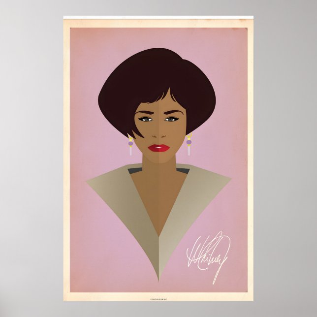 Whitney Houston, Design de Impressão de Ícone Mini (Frente)