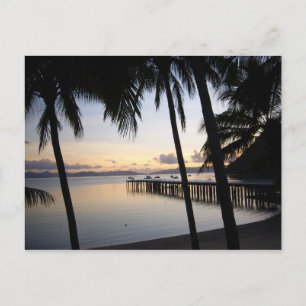 Whitsunday Islands Sunset - Cartão postal da Aust