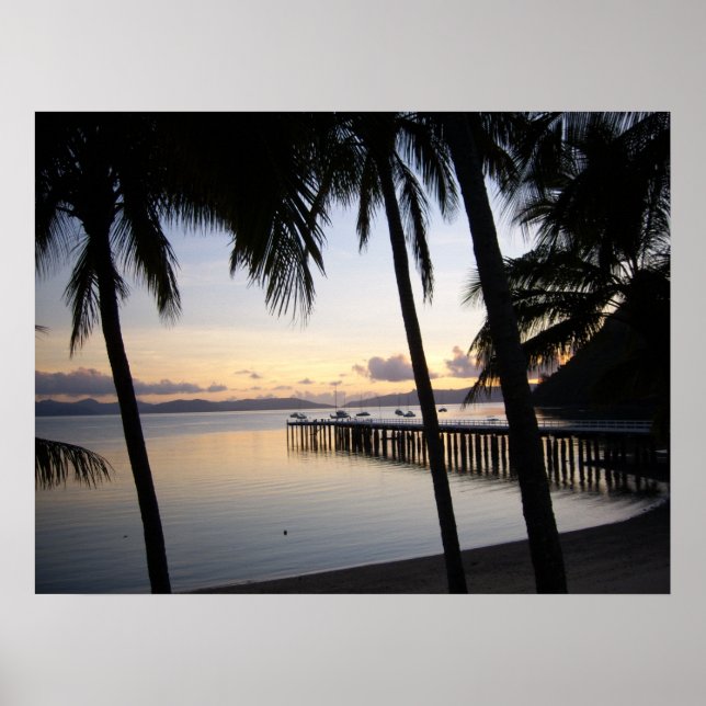 Whitsunday Islands Sunset - Poster da Austrália (Frente)