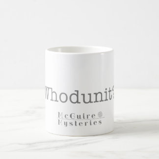 "Whodunit?" Caneca de café