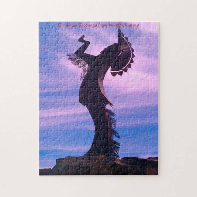 Wichita Kansas. Quebra-cabeça de serra (Vertical)