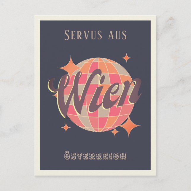 Wien Wien Österreich Áustria Cartão postal Retro (Frente)
