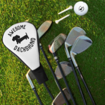 Wiener Dog Golfer Doxie Pai ou Dachshund Mãe