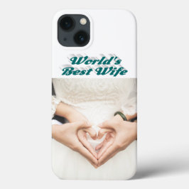 Wife Photo green iPhone Case