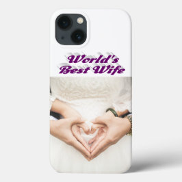 Wife Photo purple iPhone Case