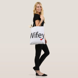 Wifey - Saco de Tote Personalizado com Impressão