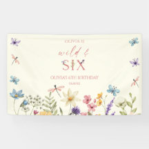 Wild and Six Wildflower 6th Birthday Party