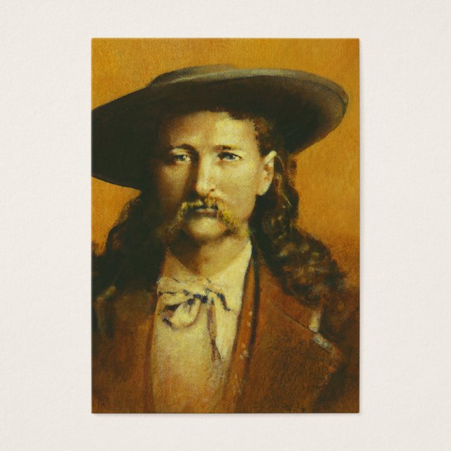 Wild Bill Hickok ACEO Cartão de visita (Frente)
