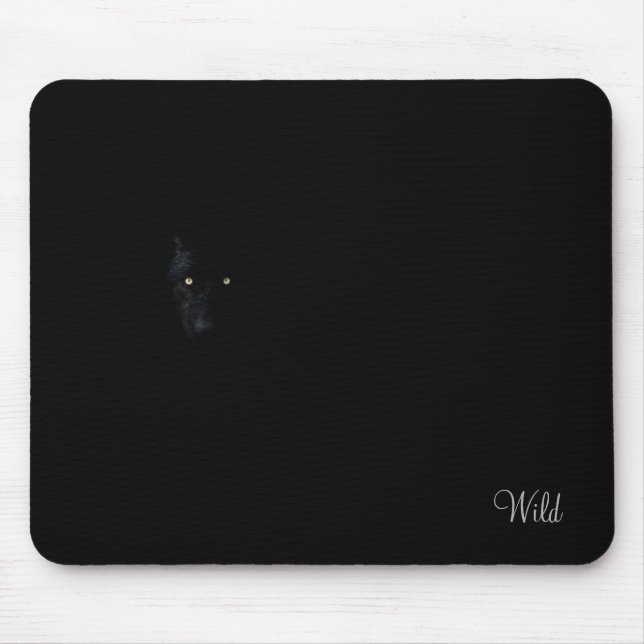 Wild Black Jaguar Mousepad (Frente)
