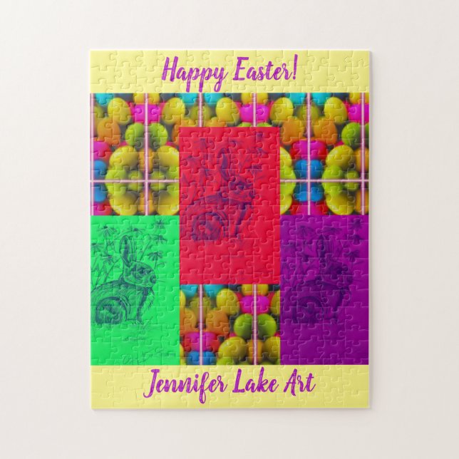 Wild Bunny Sketch Quebra-cabeça (Vertical)