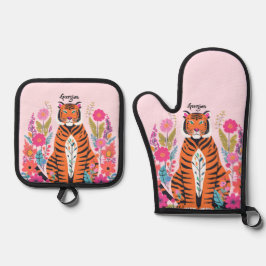 Wild Cat Tiger Pink Personalized