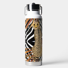 Wild Cheetah - African Wildlife Water Bottle
