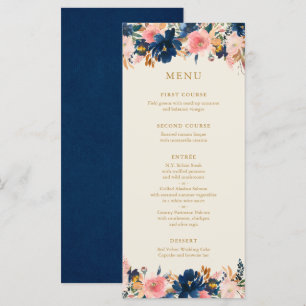Wild Elegance Marinho Blush & Dourado Floral Men