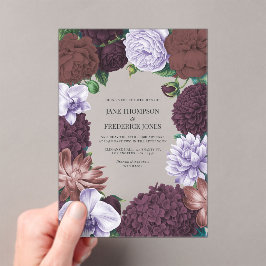 Wild Fig, Cocoa Rose & Soft Lavender Wedding