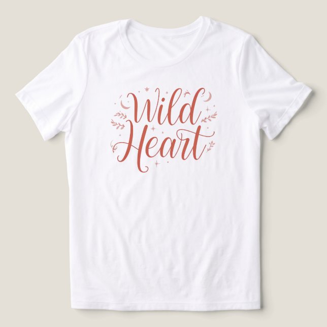 "Wild Heart" Free Spirit Quote (Design frontal)