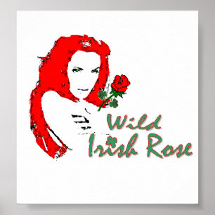 Wild Irish Rosa Poster