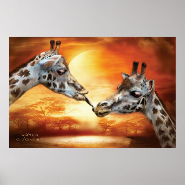 Wild Kisses Art Poster (Frente)