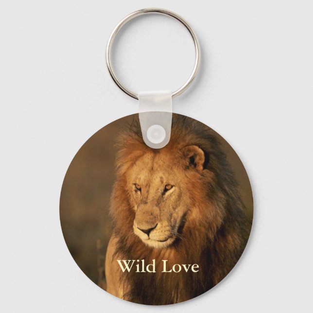 Wild Love Lion Chaveiro (Frente)
