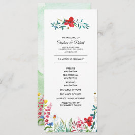 Wild Meadow | Programa de Casamento de Flores Selv