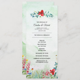 Wild Meadow | Programa de Casamento de Flores Selv