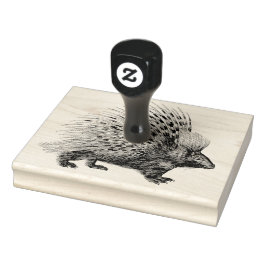 Wild Porcupine | Carimbo de borracha