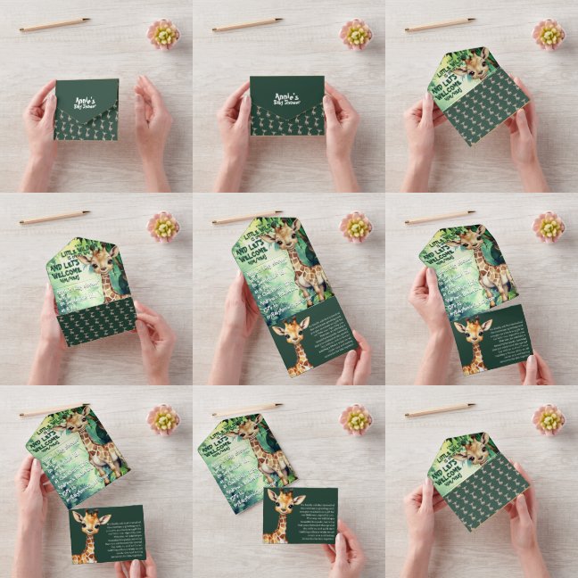 Wild Safari Adventure: Chá de fraldas único